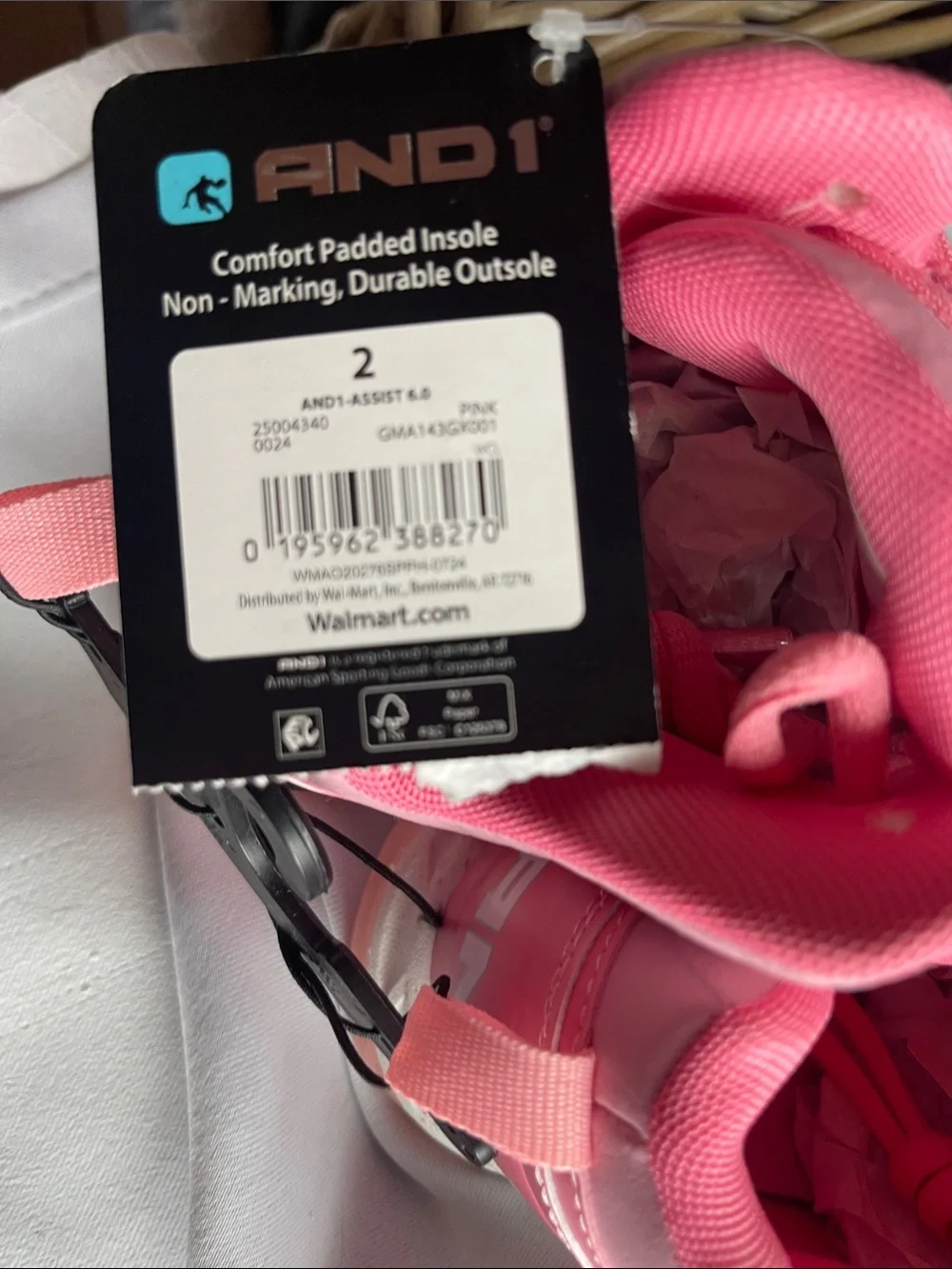 Pink High-Top Kids Sneakers
